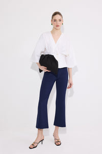 BELİ LASTİKLİ KREP PANTOLON