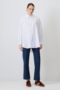 OVERSIZE FİT POPLİN GÖMLEK