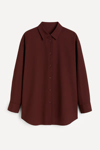 OVERSIZE FİT POPLİN GÖMLEK