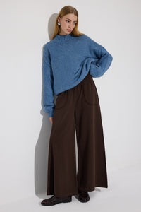 BELİ LASTİKLİ CEPLİ GABARDİN PANTOLON