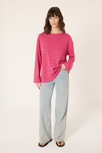ÇİZGİLİ OVERSIZE T-SHIRT