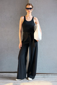 KETEN WİDE LEG PANTOLON