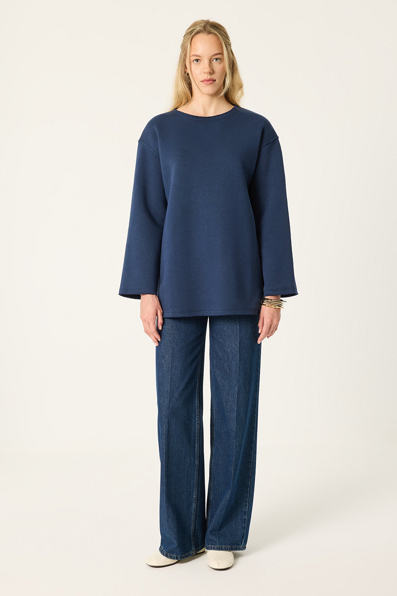 BASIC ÖRME SWEATSHIRT