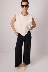 NERVÜRLÜ KREP PANTOLON