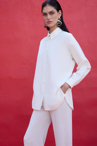OVERSIZE FİT POPLİN GÖMLEK