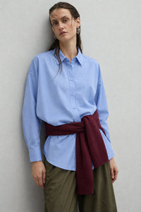 OVERSIZE FİT POPLİN GÖMLEK