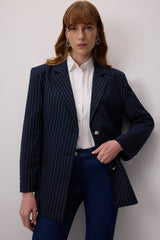 ÇİZGİLİ BLAZER CEKET