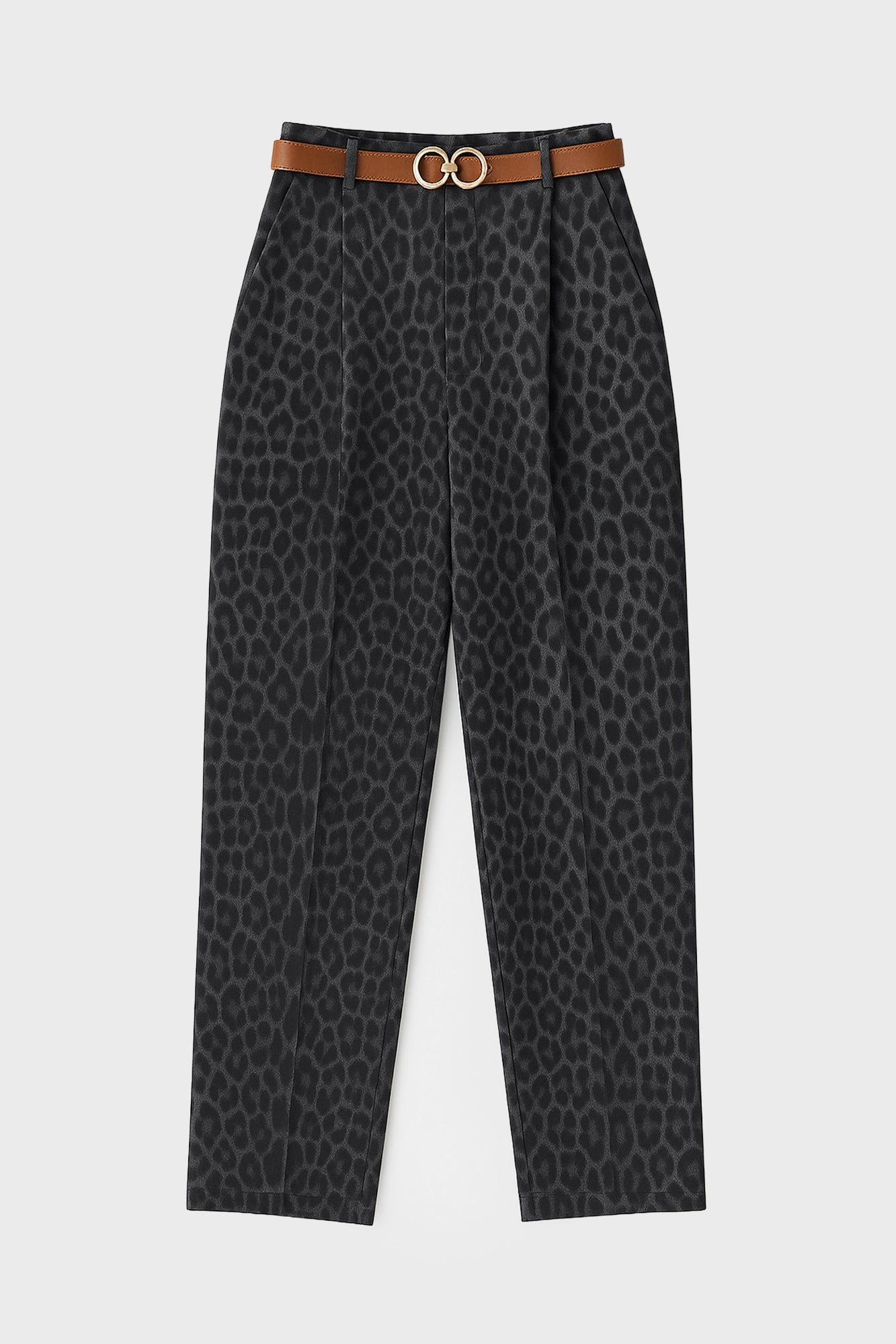 LEOPAR DESENLİ HAVUÇ PANTOLON