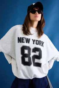 RELAX SİM DETAYLI ŞARDONLU SWEAT