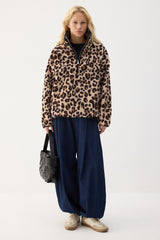 DESENLİ PELÜŞ SWEATSHIRT