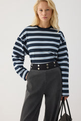ÇİZGİLİ BASIC T-SHIRT