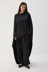 SATEN MAXI BLUZ PANTOLON TAKIM