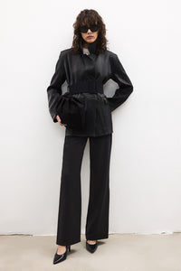 BELİ LASTİKLİ KREP PANTOLON