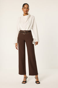 STRAIGHT FIT KREP PANTOLON