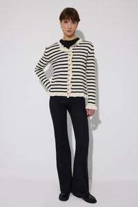 FIRFIRLI ÇİZGİLİ TRİKO HIRKA