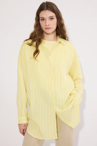 ÇİZGİLİ VİSKON GÖMLEK