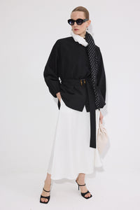 BALON KOL KEMERLİ MEVSİMLİK BOMBER CEKET