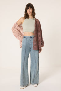 NERVÜRLÜ DENİM PANTOLON