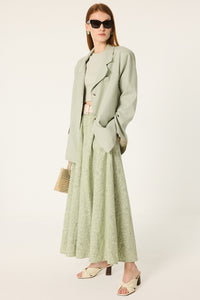 KETEN DOKULU BLAZER CEKET