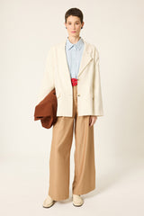KETEN DOKULU BLAZER CEKET