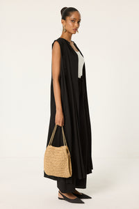 ZİNCİRLİ HASIR ÇANTA