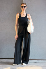 KETEN WİDE LEG PANTOLON